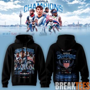 USA Flag Football World Champions Duesseldorf 2026 Hoodie