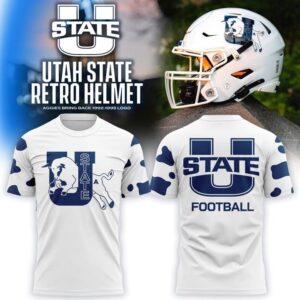Utah State Aggies Football 1992–1995 Vintage Logo A Blast To The Past T-Shirt