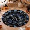 Vancouver Canucks Special Halloween Round Quilted Rug