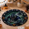 Vegas Golden Knights Special Halloween Round Quilted Rug Vegas Golden Knights Special Halloween Round Quilted Rug