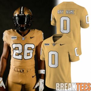 Vanderbilt Commodores Season 2026 Gold Jersey