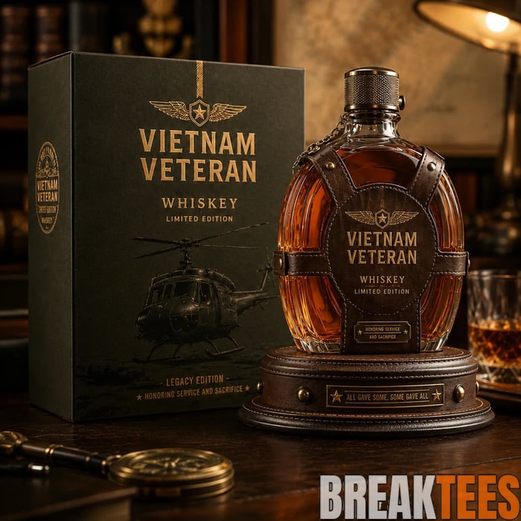 Vietnam Veteran Tribute Whiskey Bottle Vietnam Veteran Tribute Whiskey Bottle