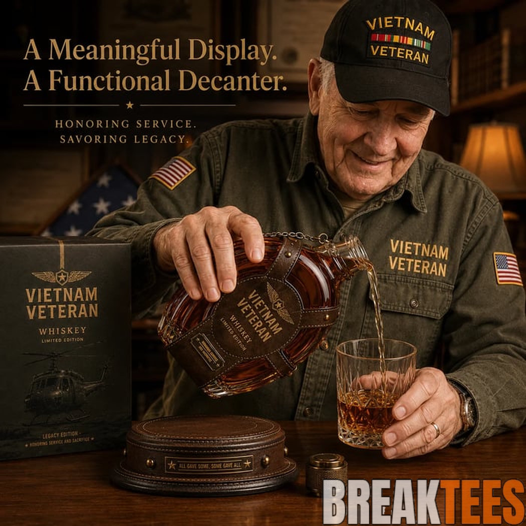 Vietnam Veteran Tribute Whiskey Bottle Vietnam Veteran Tribute Whiskey Bottle