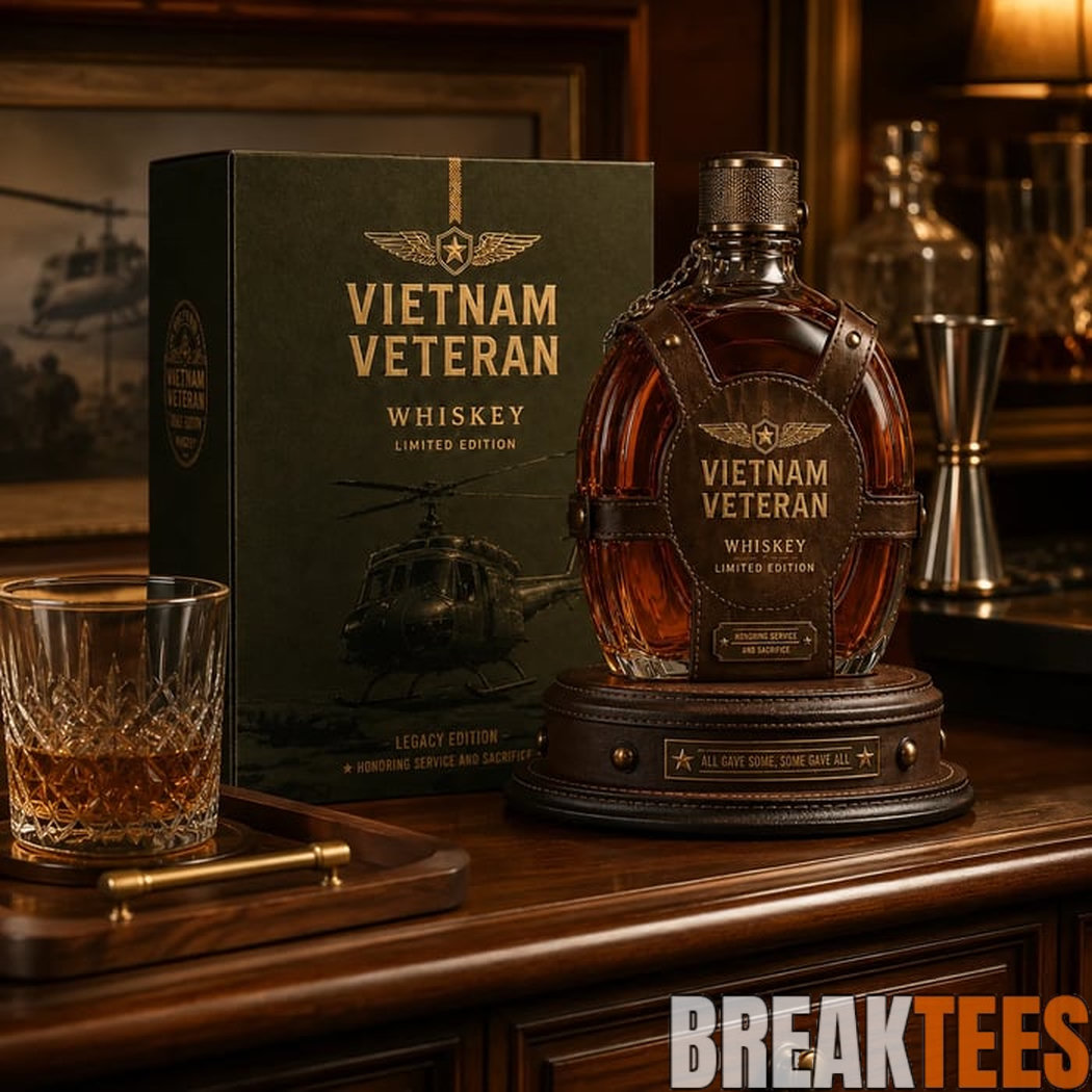 Vietnam Veteran Tribute Whiskey Bottle Vietnam Veteran Tribute Whiskey Bottle