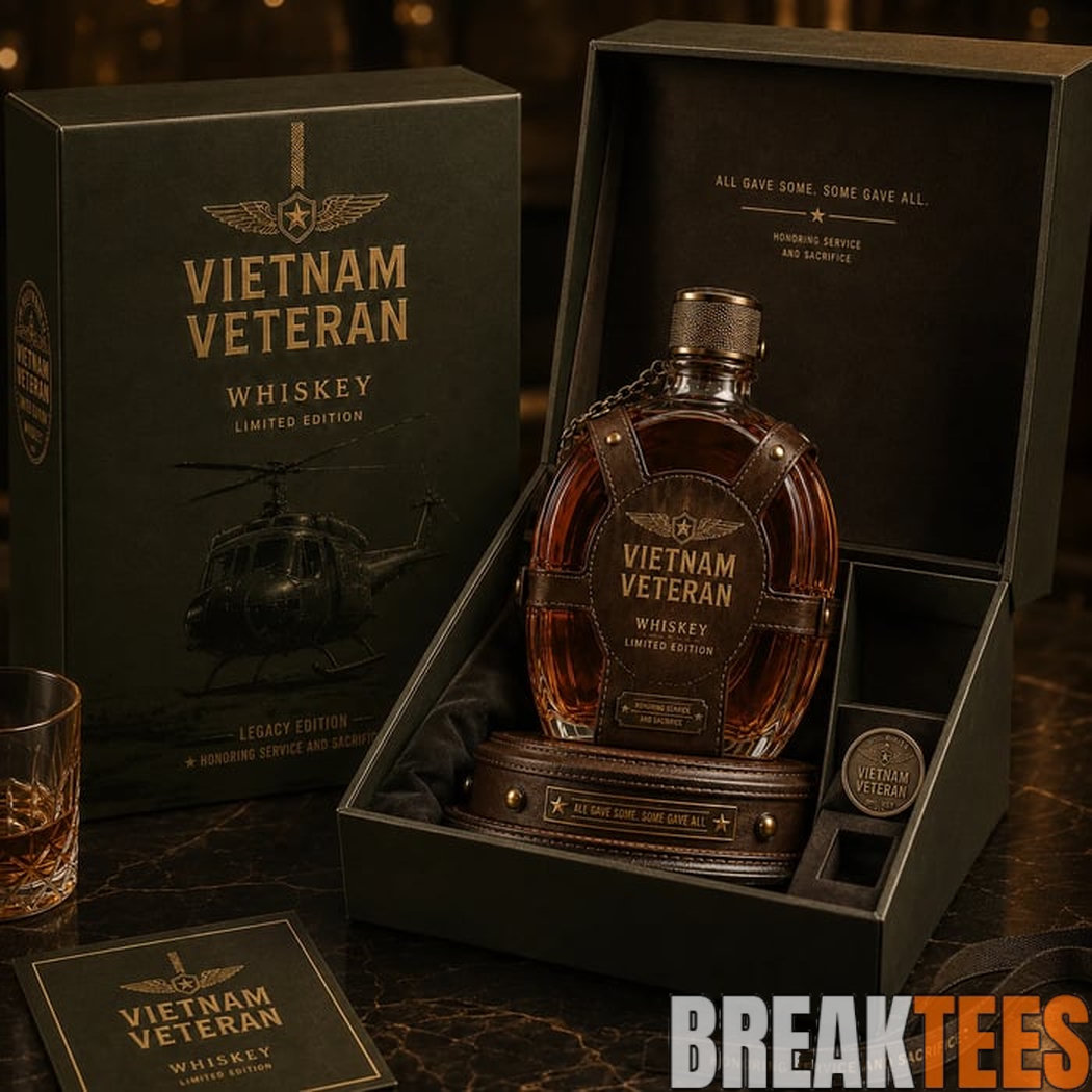 Vietnam Veteran Tribute Whiskey Bottle Vietnam Veteran Tribute Whiskey Bottle
