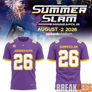 WWE Summer Slam 2026 In Minnesota Purple Shirt