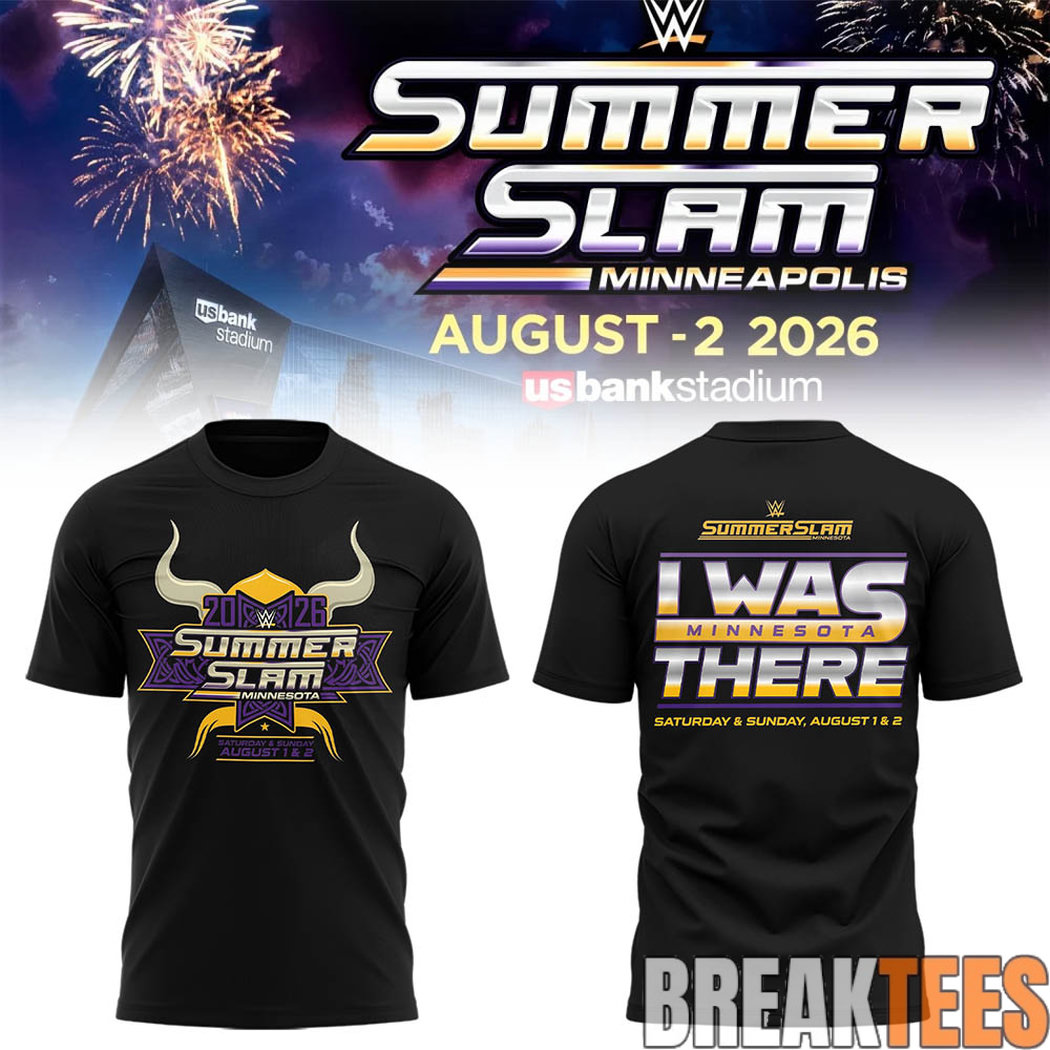 WWE Summer Slam 2026 In Minnesota Shirt WWE Summer Slam 2026 In Minnesota Shirt