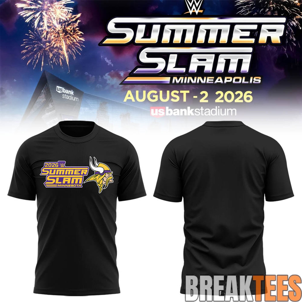 WWE Summer Slam 2026 In Minnesota Shirt WWE Summer Slam 2026 In Minnesota Shirt