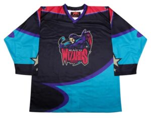 Waco Wizards 1996-97 Black Hockey Jersey