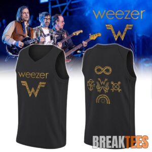 Weezer The Gathering World Tour Basketball Jersey