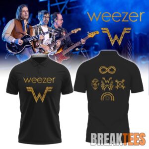Weezer The Gathering World Tour Polo Shirt