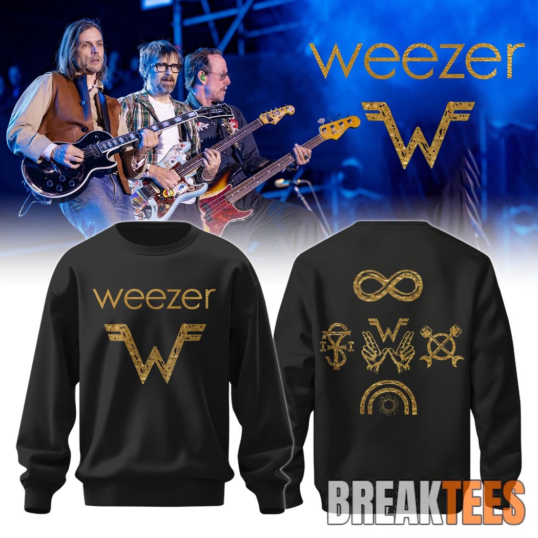 Weezer The Gathering World Tour Sweatshirt Weezer The Gathering World Tour Sweatshirt