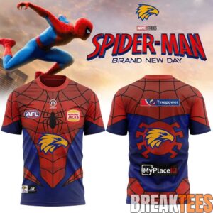 West Coast Eagles x Spider-Man 2026 Special T-Shirt