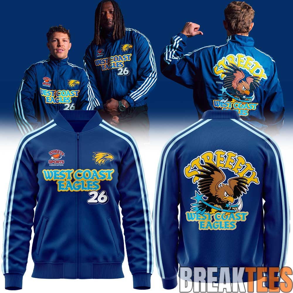 West Coast Eagles x StreetX 2026 Limited Edition Bomber Jacket West Coast Eagles x StreetX 2026 Limited Edition Bomber Jacket