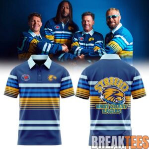 West Coast Eagles x StreetX 2026 Limited Edition Polo Shirt