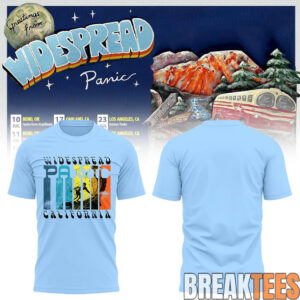 Widespread Panic West Coast Summer Tour 2026 2D T-Shirt