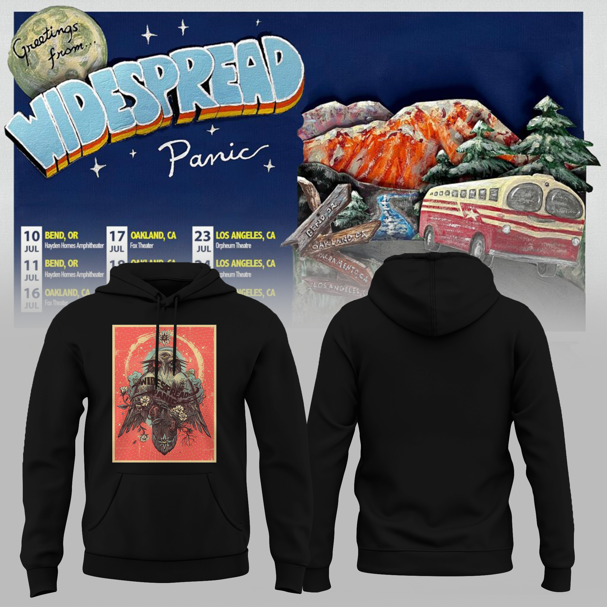 Widespread Panic Summer Tour July 2026 Hoodie Widespread Panic Summer Tour July 2026 Hoodie