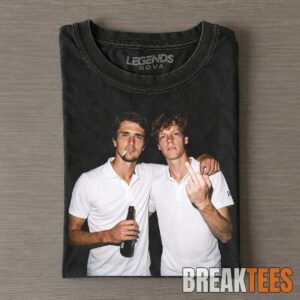 Wimbledon 2026 Singles Germany Alexander Zverev & Italy Jannik Sinner Tennis T-Shirt