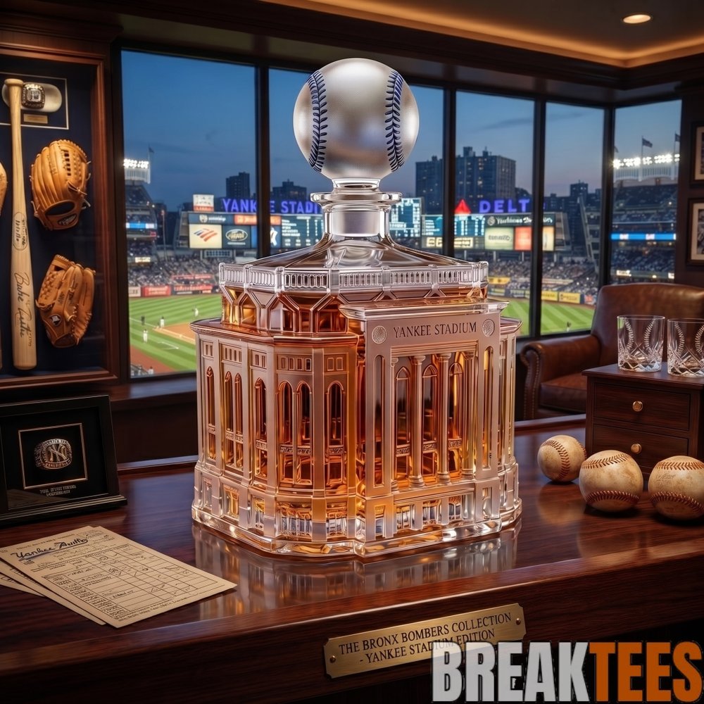 Yankee Stadium Collector’s Crystal Whiskey Bottle Yankee Stadium Collector’s Crystal Whiskey Bottle