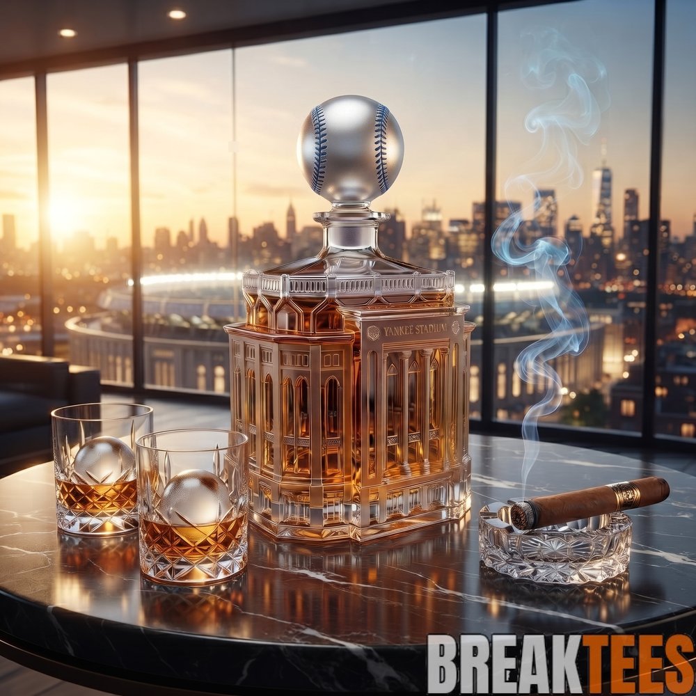 Yankee Stadium Collector’s Crystal Whiskey Bottle Yankee Stadium Collector’s Crystal Whiskey Bottle