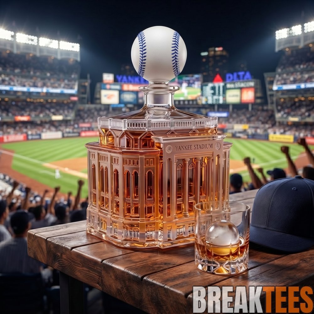 Yankee Stadium Collector’s Crystal Whiskey Bottle Yankee Stadium Collector’s Crystal Whiskey Bottle