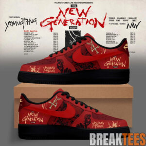 Young Thug The New Generation Tour 2026 Edition Air Force 1 Shoes