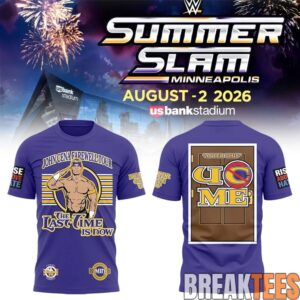 WWE Summer Slam 2026 In Minnesota John Cena T-Shirt