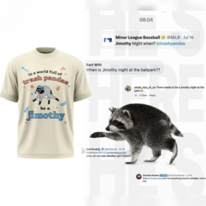 Rocket City Trash Pandas x Jimothy 2026 T-Shirt