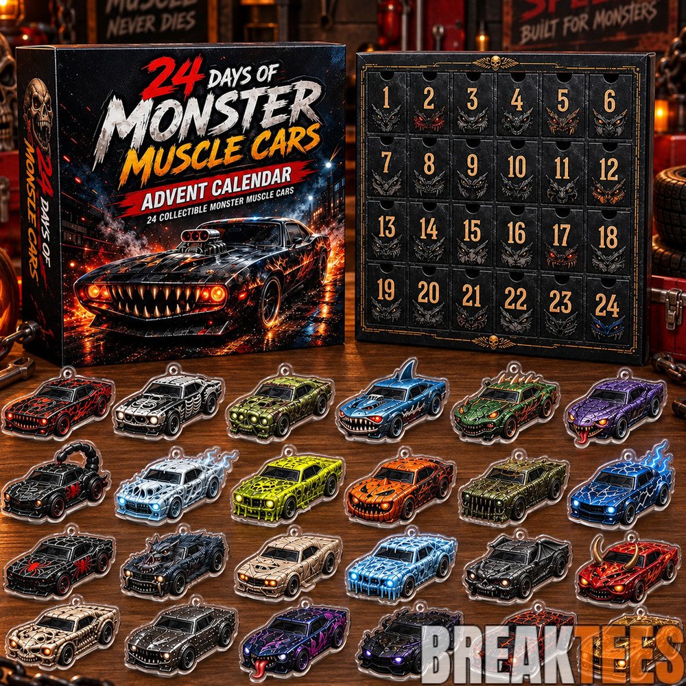 24 Days of Monster Muscle Cars Advent Calendar 2026 for Racing Fans 24 Days of Monster Muscle Cars Advent Calendar 2026 for Racing Fans