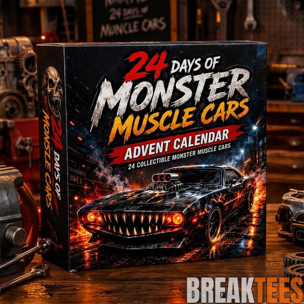 24 Days of Monster Muscle Cars Advent Calendar 2026 for Racing Fans 24 Days of Monster Muscle Cars Advent Calendar 2026 for Racing Fans