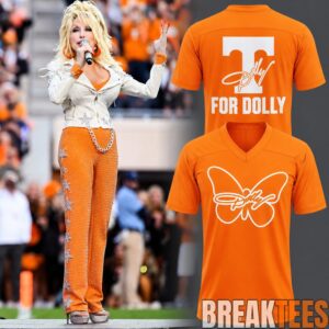 A Tribute to Dolly Parton off Tennessee Volunteers Exclusive Football Jersey