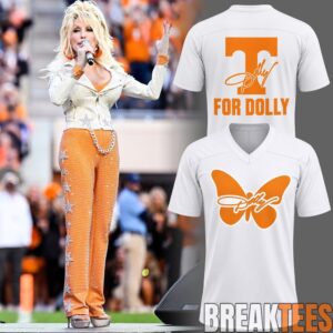 A Tribute to Dolly Parton off Tennessee Volunteers Exclusive Football Jersey 2