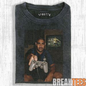 ADRIANO AND PRO EVOLUTION SOCCER (PES) THEMED T – SHIRT