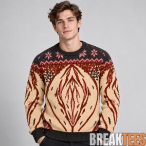 Abstract Feminine Art Christmas Ugly Sweater 2026 2