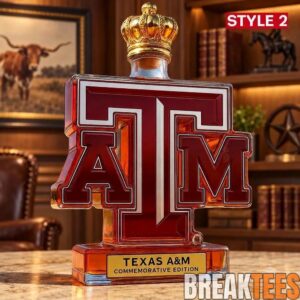 Aggie Block T Legacy Display Whiskey Decanter