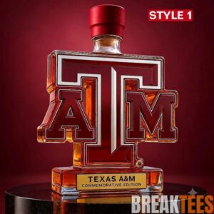 Aggie Block T Legacy Display Whiskey Decanter 1