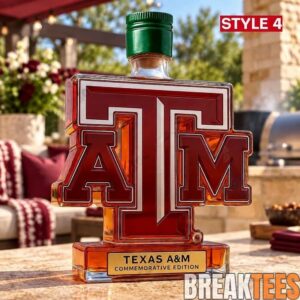 Aggie Block T Legacy Display Whiskey Decanter 3