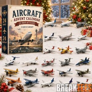 Aircraft Advent Calendar 24 Unique Toy Airplanes Collector’s Edition