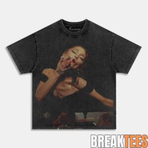Ariana Grande Glamour Chair Pose Tee 1