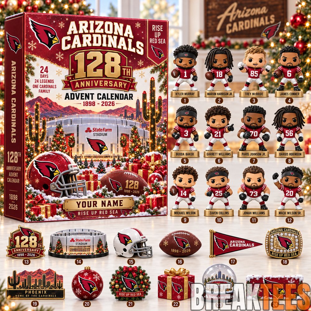 Arizona Cardinals 128th Anniversary Christmas 2026 Advent Calendar Arizona Cardinals 128th Anniversary Christmas 2026 Advent Calendar