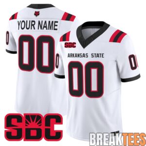 Arkansas State Red Wolves 2026 Custom Football Jersey - Stitched