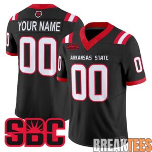 Arkansas State Red Wolves 2026 Custom Football Jersey - Stitched 2