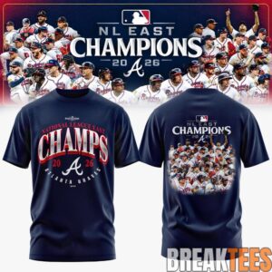 Atlanta Braves - NL EAST CHAMPIONS 2026 Edition T-Shirt 1
