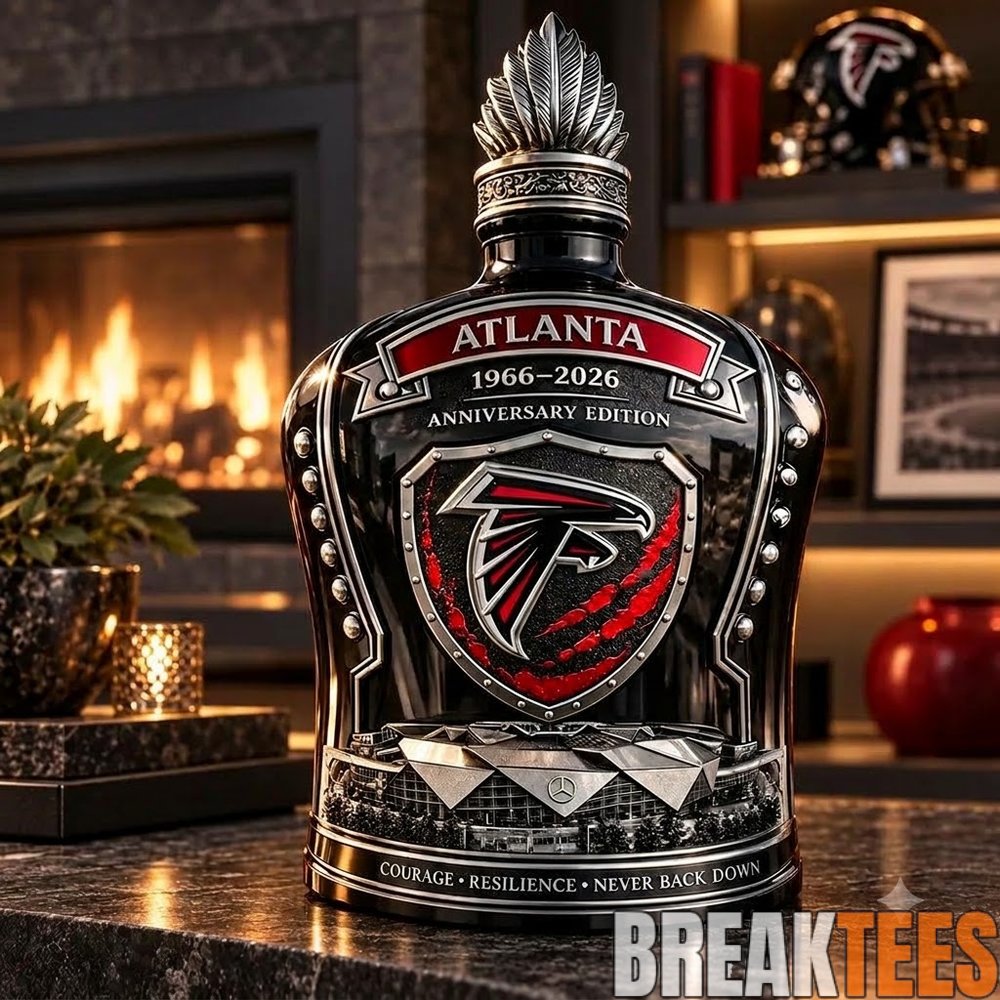 Atlanta Falcons 60Th Anniversary 2026 Limited Edition Collectible Whiskey Decanter Atlanta Falcons 60Th Anniversary 2026 Limited Edition Collectible Whiskey Decanter