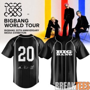 BIGBANG 2026 20th Anniversary World Tour Signature Limited Edition Baseball Jersey