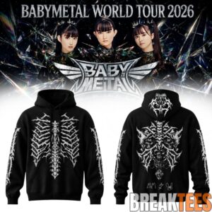 Babymetal “WORLD TOUR 2026” Signature Limited Edition Hoodie