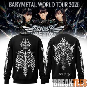 Babymetal “WORLD TOUR 2026” Signature Limited Edition Sweatshirt 1
