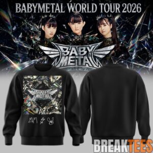 Babymetal “WORLD TOUR 2026” Signature Limited Edition Sweatshirt 3