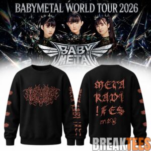 Babymetal “WORLD TOUR 2026” Signature Limited Edition Sweatshirt 5