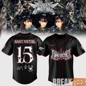 Babymetal “WORLD TOUR 2026” Signature Limited Edition Baseball Jersey